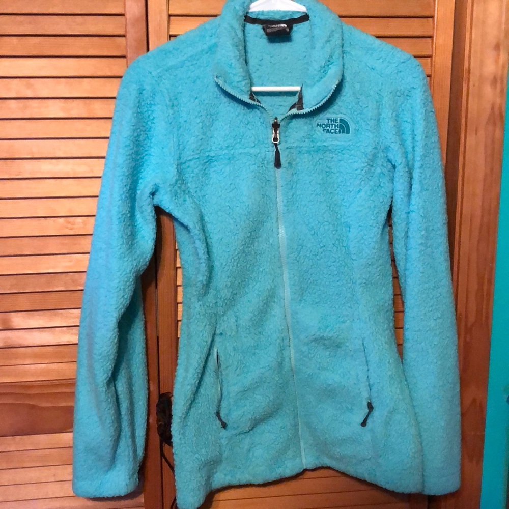 North Face fuzzy jacket